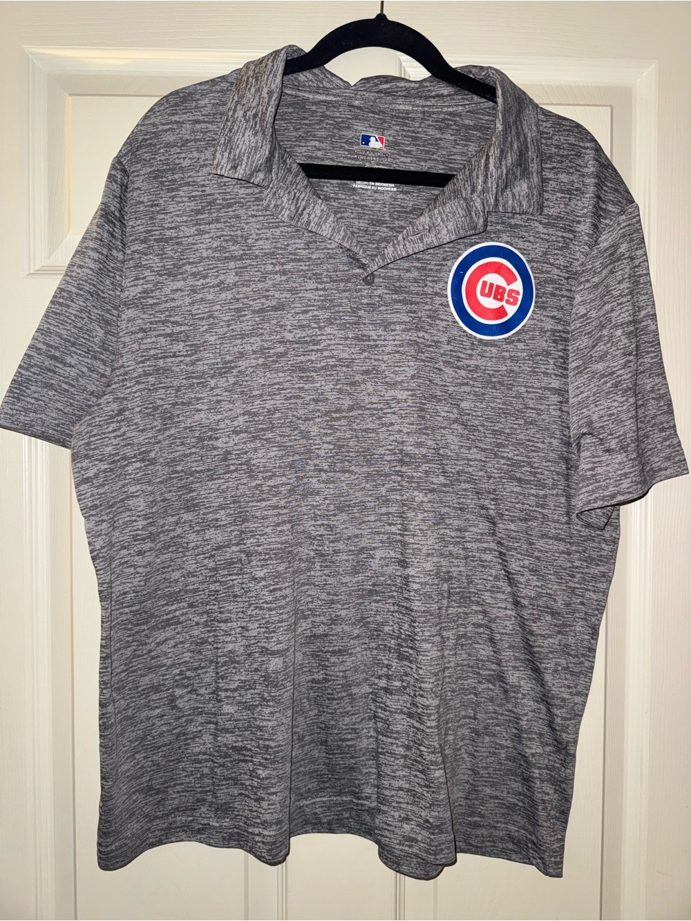 Genuine Merchandise Chicago Cubs Heather Gray Polo